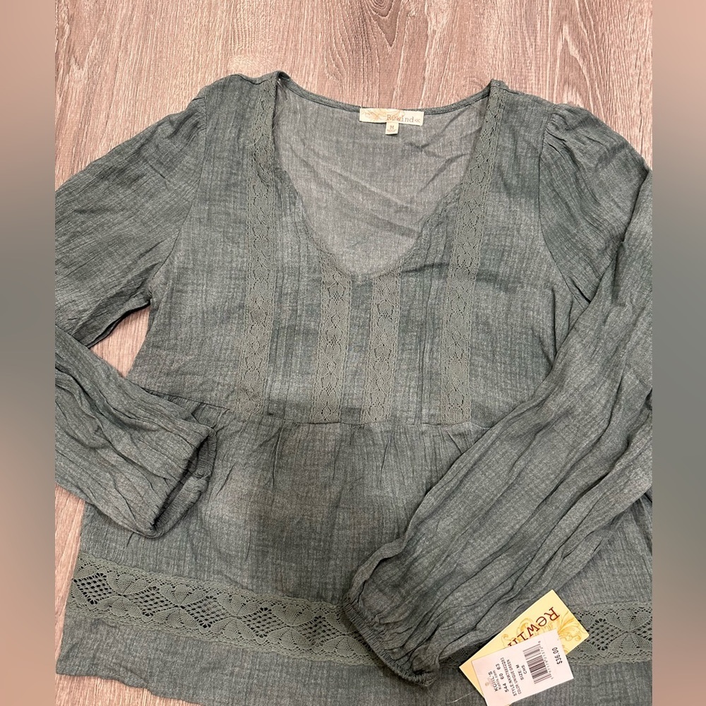 Boho Longsleeve NWT! Rewind Size:Medium - Picture 10 of 15